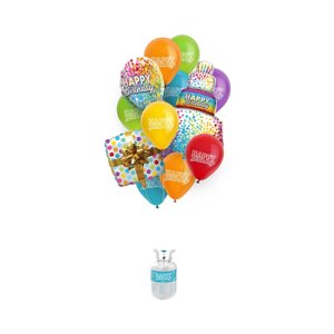 Héliový set s balónikmi Happy Birthday ALBI
