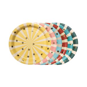 Taniere Cirkus pruhované 6 ks ALBI