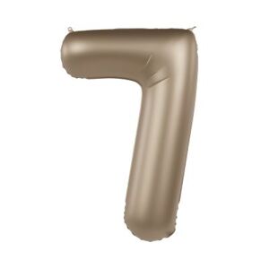Balónik fóliový 86 cm zlatý matný číslo 7 ALBI