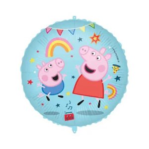 Balónik fóliový kruh Prasiatko Peppa ALBI