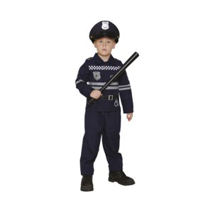 Kostým detský Policajt s obuškom veľ. 7-9 rokov ALBI
