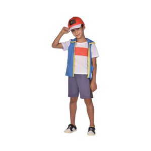 Detský kostým Pokemon Ash 6-8 rokov ALBI