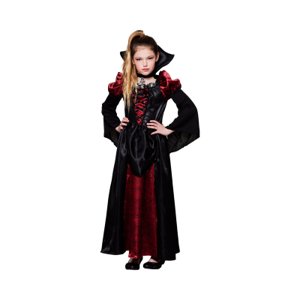 Detský kostým Upíria kráľovná veľ.4-6 rokov ALBI