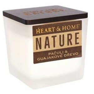 Pačuli & guajakové dřevo - malá sviečka NATURE Heart & Home