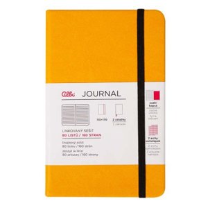 Stredný zápisník Journal - Žltý ALBI