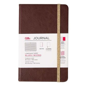 Stredný zápisník Journal - Hnedý ALBI