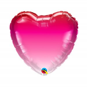 Fóliový balónik srdce – Ombré 46cm ALBI