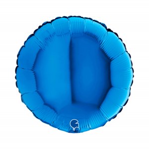 Fóliový balónik modrý kruh 46cm ALBI