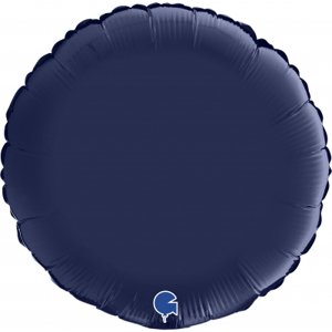 Fóliový balónik tmavo-modrý kruh 46cm ALBI