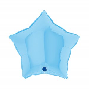 Fóliový balónik modrá hviezda 46cm ALBI