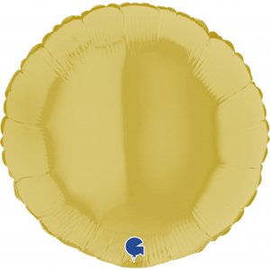 Fóliový balónik žltý kruh 46cm ALBI