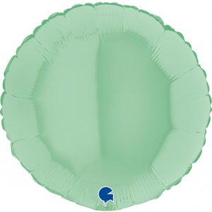 Fóliový balónik zelený kruh 46cm ALBI