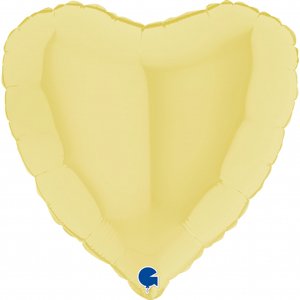Balónik fóliový žlté srdce