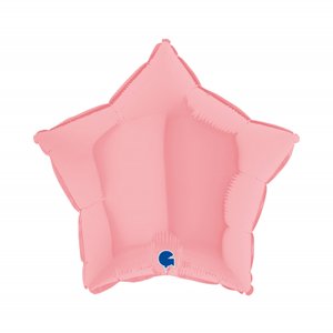 Fóliový balónik ružová hviezda 46cm ALBI
