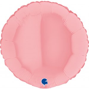 Fóliový balónik svetlo-ružový kruh 46cm ALBI
