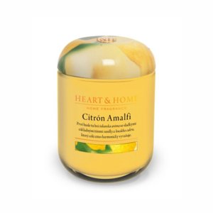 Citrón Amalfí - veľká sviečka Heart & Home