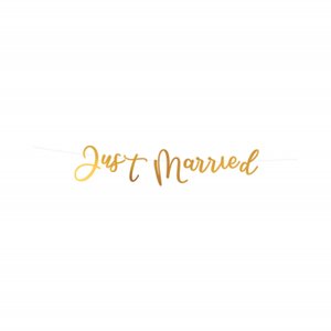 Svadobný banner Just Married 91,5 cm ALBI