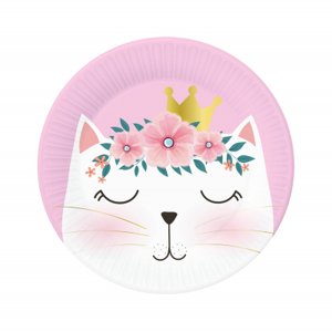 Papierové taniere - Mačka 6 ks ALBI