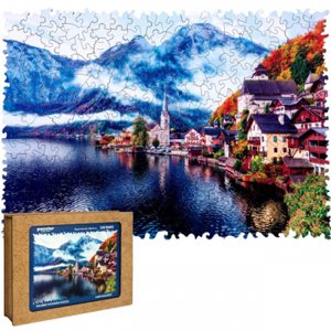 Drevené puzzle - Halštadtské jazero Puzzler