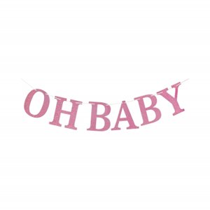 Banner Oh baby It´s a Girl ružový 3 m ALBI