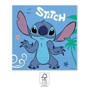 Procos Papierové servítky - Stitch 33 x 33 cm 20 ks