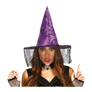 Guirca Čarodejnícky klobúk fialový