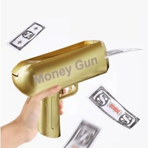 Lean Pištoľ na bankovky - zlatá