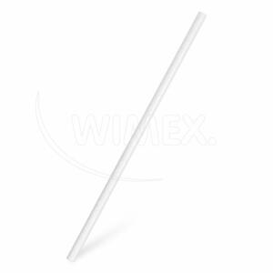 WIMEX s.r.o. Slamka papierová biela `JUMBO` Ø8mm x 25cm [100 ks]