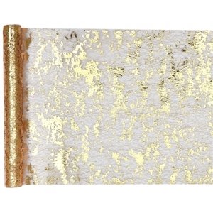 Santex Behúň na stôl - Fancy 28 x 500 cm Farba: zlatá