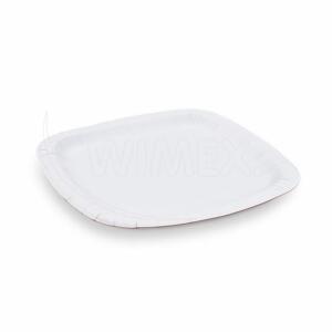 WIMEX s.r.o. Papierový tanier štvorcový biely 24 x 24 cm [100 ks]