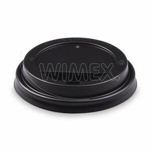 WIMEX s.r.o. Viečko vypuklé (PS) čierne Ø90mm [100 ks]