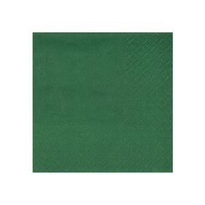 Santex Servítky - jednofarebné 21 x 20 cm Farba: Tmavozelená