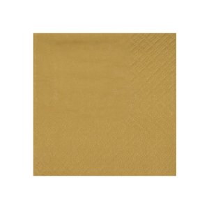 Santex Servítky - jednofarebné 21 x 20 cm Farba: zlatá