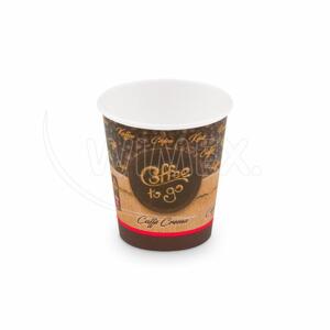 WIMEX s.r.o. Papierový pohár "Coffee to go" Ø73mm 200ml `S: 0,18L/7oz` [50 ks]