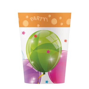 Procos Párty pohár Trblietavé balóny 250ml 1ks