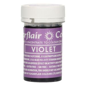 Sugarflair Colours Gélová farba Violet - Fialová 25 g