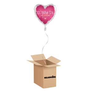 HeliumKing Balónový box - Ľúbim ťa môj poklad