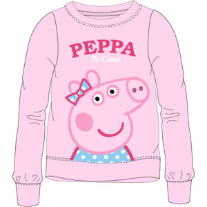 EPlus Dievčenská mikina - Peppa Pig ružová Veľkosť - deti: 98/104