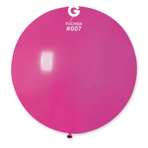 Gemar Guľatý pastelový balónik 80 cm fuchsiový 25 ks