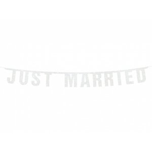 PartyDeco Girlanda Just Married 1,7m