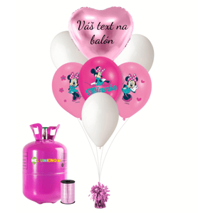 Personal Personalizovaný hélium párty set - Minnie 13 ks