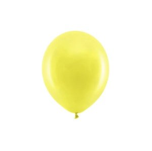 PartyDeco Balón pastelový žltý 23 cm