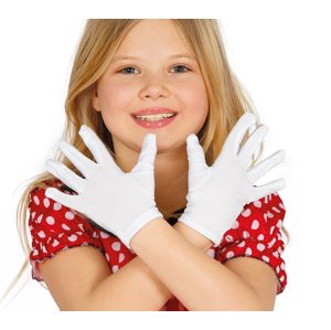 Guirca Detské rukavice - biele