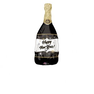 Amscan Fóliový balón - Šampanské Happy New Year!