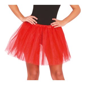 Guirca Dámska TUTU sukňa - červená 40 cm
