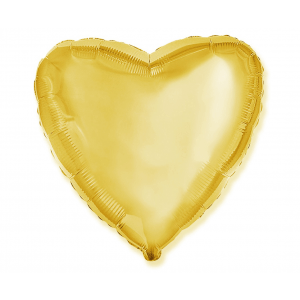 Flexmetal Fóliový balón Srdce zlaté