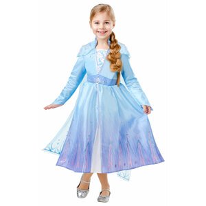 Rubies Detský deluxe kostým - Elsa (šaty) Veľkosť - deti: L