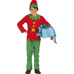 Guirca Detský kostým - Vianočný Elf Veľkosť - deti: M