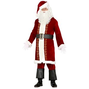 Guirca Pánsky kostým - Santa Claus bordový Veľkosť - dospelý: S