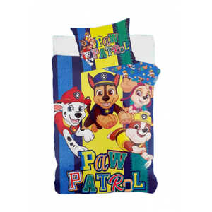 Setino Detské posteľné obliečky - Paw Patrol farebné  140 x 200 cm